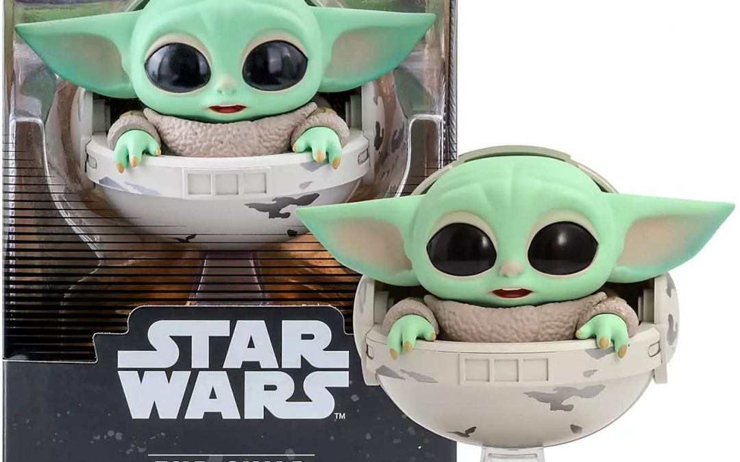 New The Mandalorian The Child (Grogu) with Hover Pram Cosbaby Bobble Head Figure available!