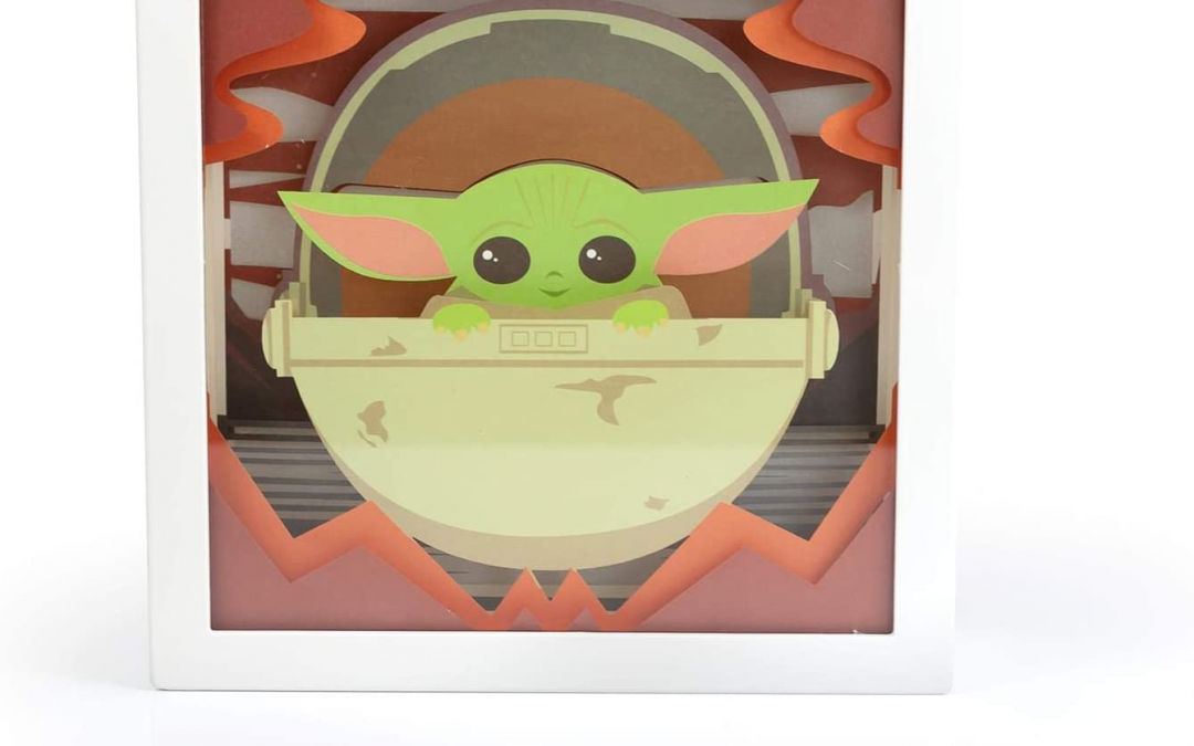 New The Mandalorian The Child (Grogu) 3D Mini Shadow Light Box available!