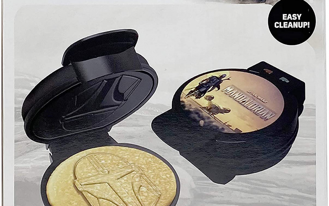 New The Mandalorian Mando's Helmet Shaped Waffle Maker available!