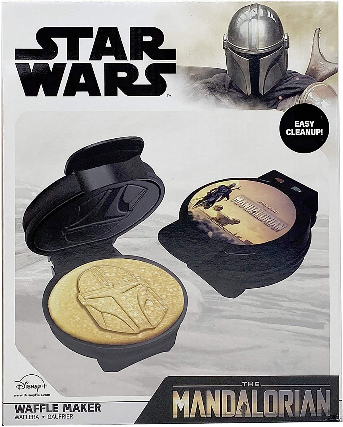 New The Mandalorian Mando's Helmet Shaped Waffle Maker available! The