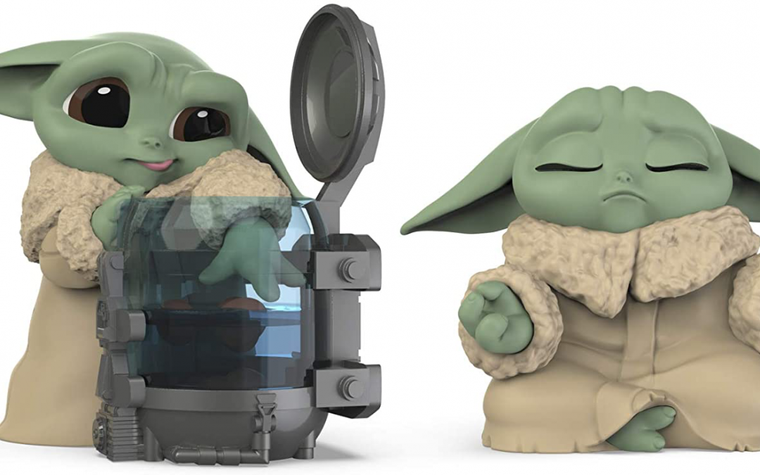 The Mandalorian The Child Curious Child and Meditation Posed Figure Set available for pre-order!