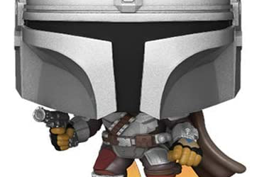 New The Mandalorian Mando with Blaster Funko Pop! Keychain available!