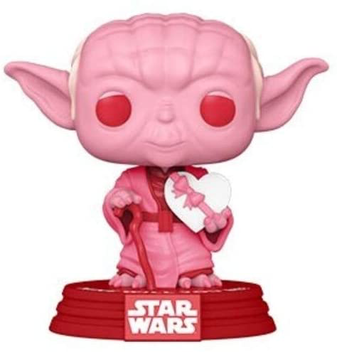 New Star Wars Yoda with Heart Valentines Funko Pop! Bobble Head Toy available!