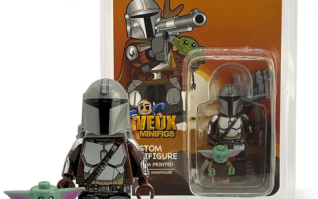 New The Mandalorian Mando and Grogu Custom Mini figure Set available!