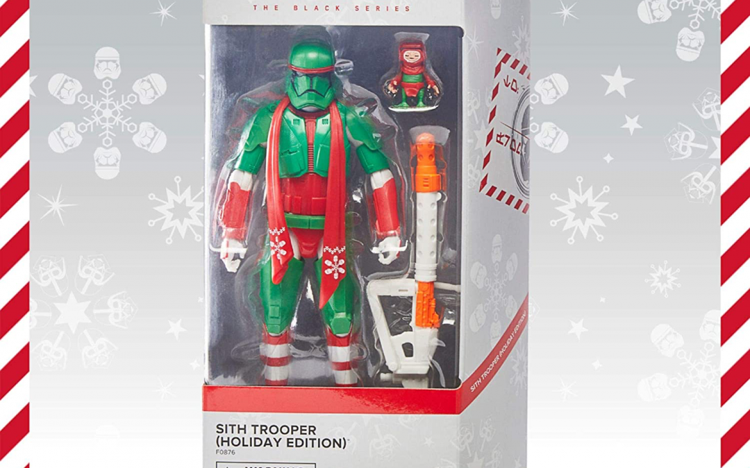 New Star Wars Sith Trooper (Holiday Edition) Back Series Figure available!