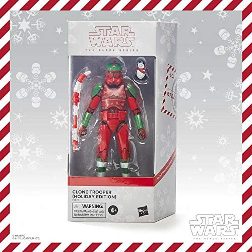 New Star Wars Clone Trooper Holiday Edition Black Series Figure available!