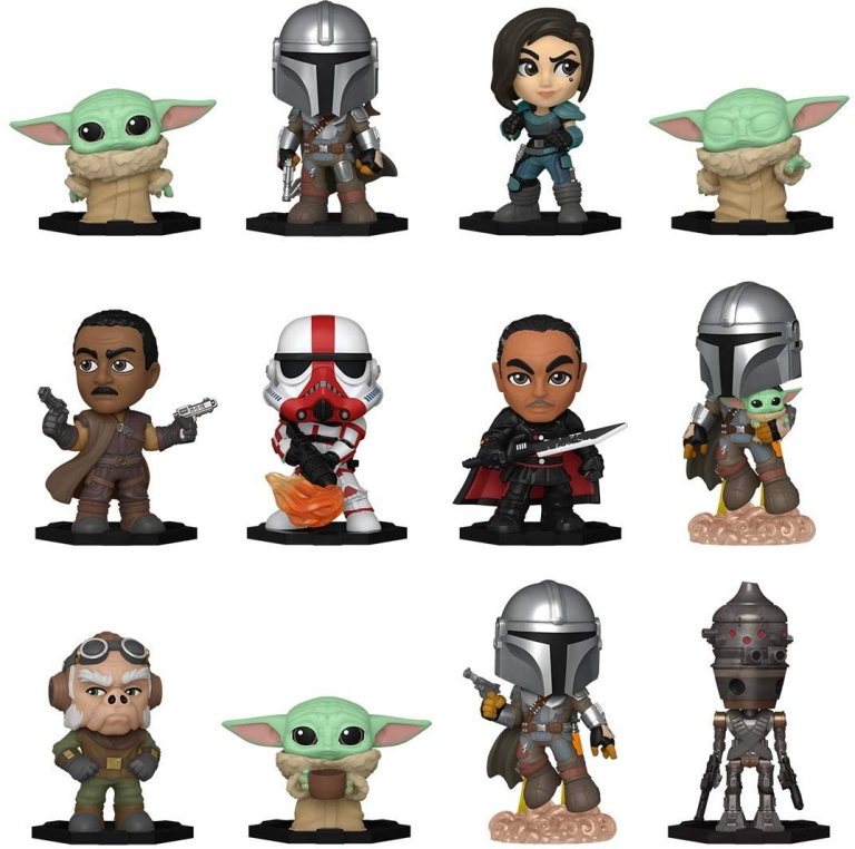 New The Mandalorian Funko Character Mystery Minis Figure Set available ...