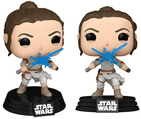 New Rey with 2 Lightsabers Bobble Head Toy available for pre-order ...