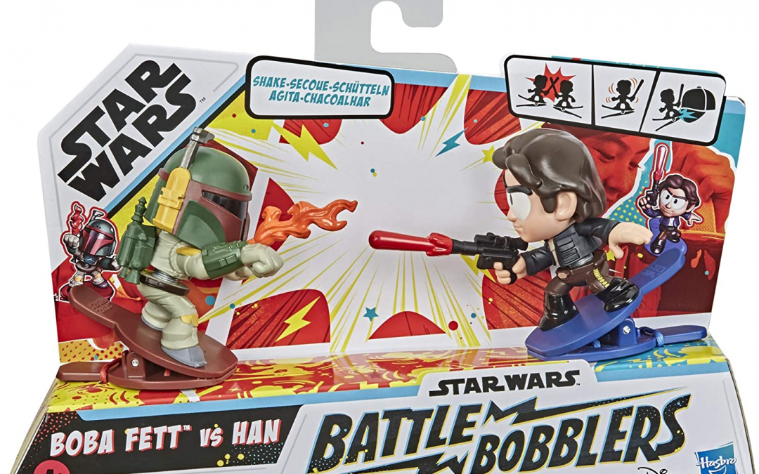 New Star Wars Boba Fett vs. Han Battle Bobblers Figure 2-Pack available!