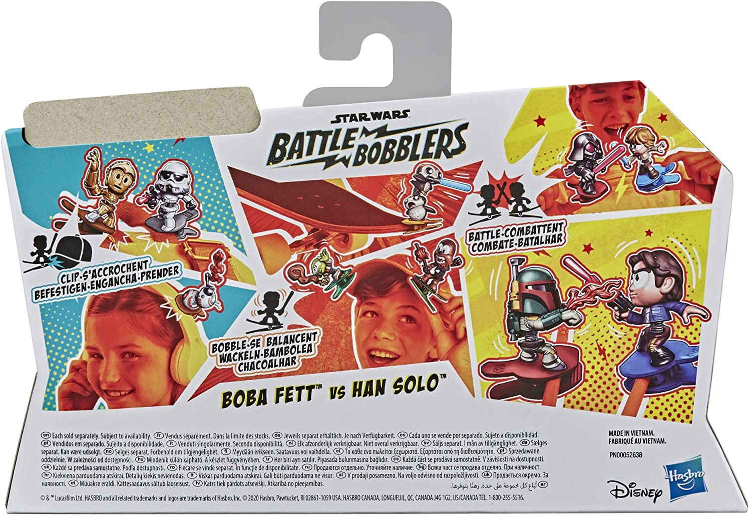 SW Boba Fett vs. Han Battle Bobblers Figure 2-Pack 2