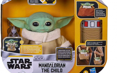 New The Mandalorian The Child (Grogu) Animatronic Toy with Carrier available!