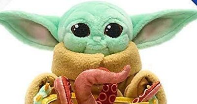 New The Child (Grogu) with Squid Bean Bag Soft Plush Toy available!