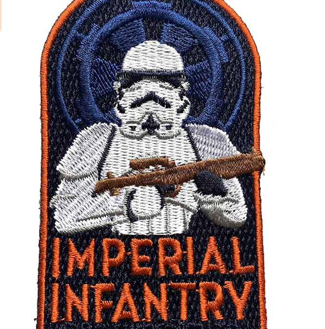 New Star Wars Imperial Infantry Stormtroopers Embroidered Patch available!