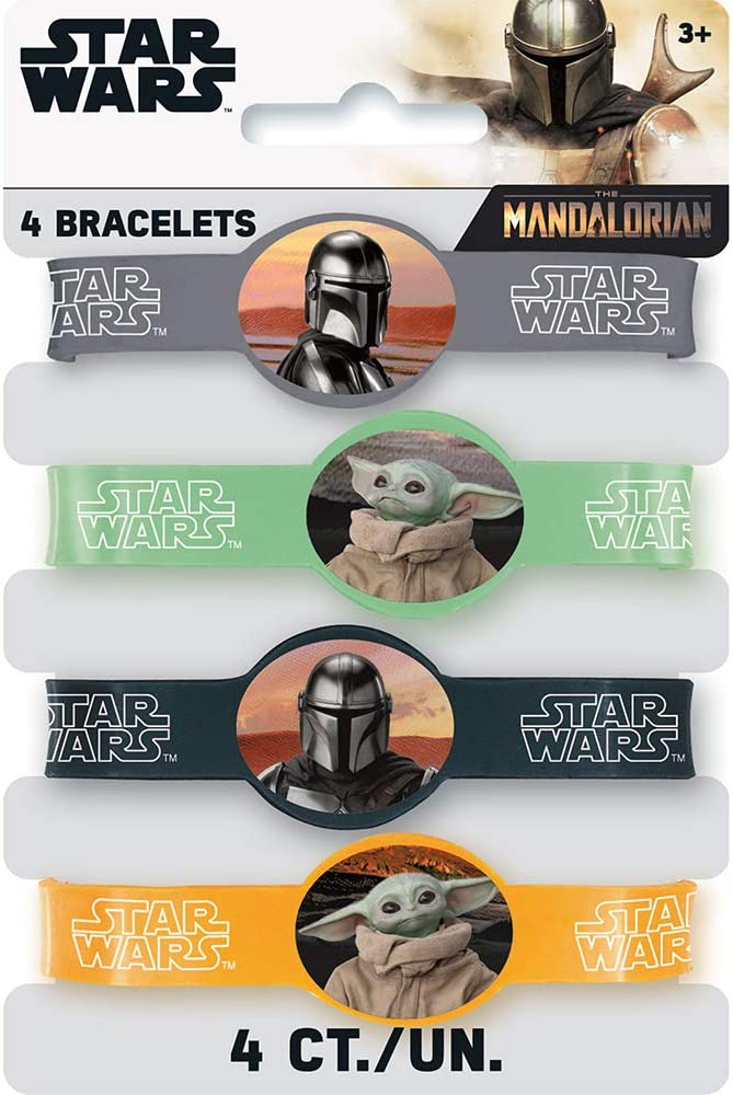 TM Mando and The Child Rubber Bracelets 4-Pack 1
