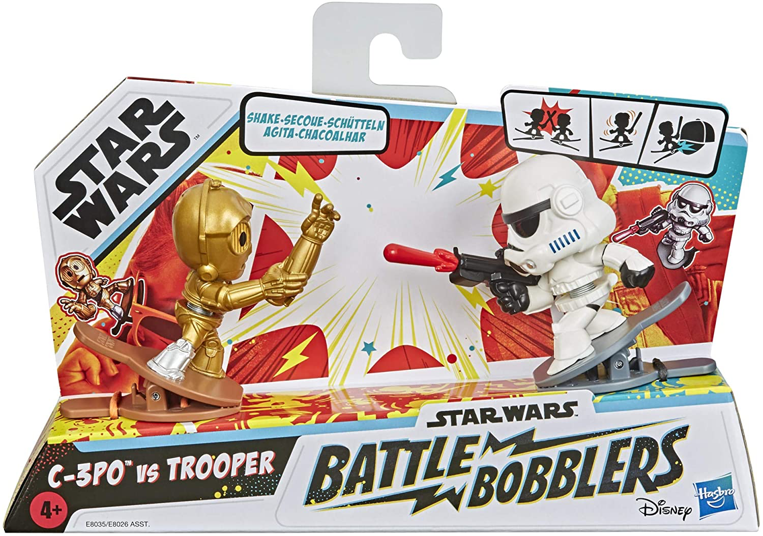 TM C-3PO Vs. Stormtrooper Battle Bobblers Figure Set 1