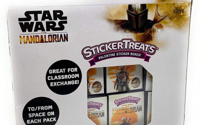 New The Mandalorian Classroom Exchange Valentine Sticker Boxes Set available!