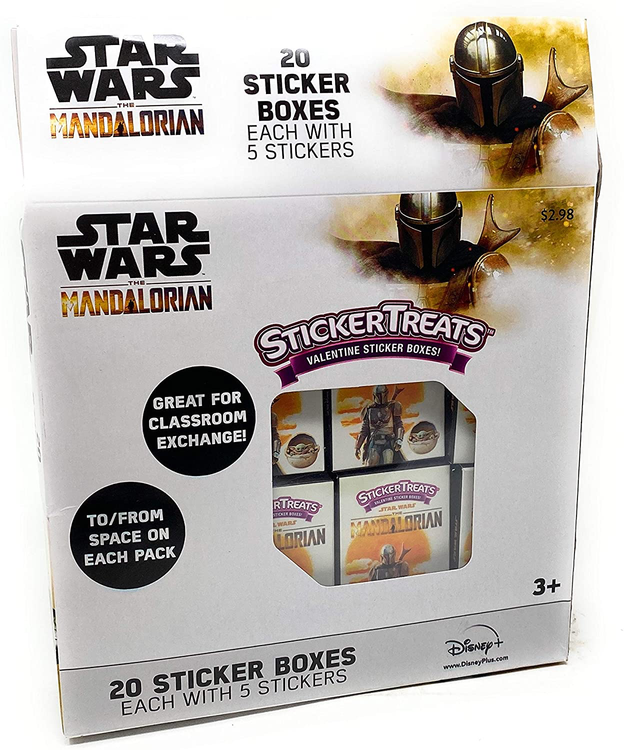 TM Classroom Exchange Valentine Sticker Boxes Set 1