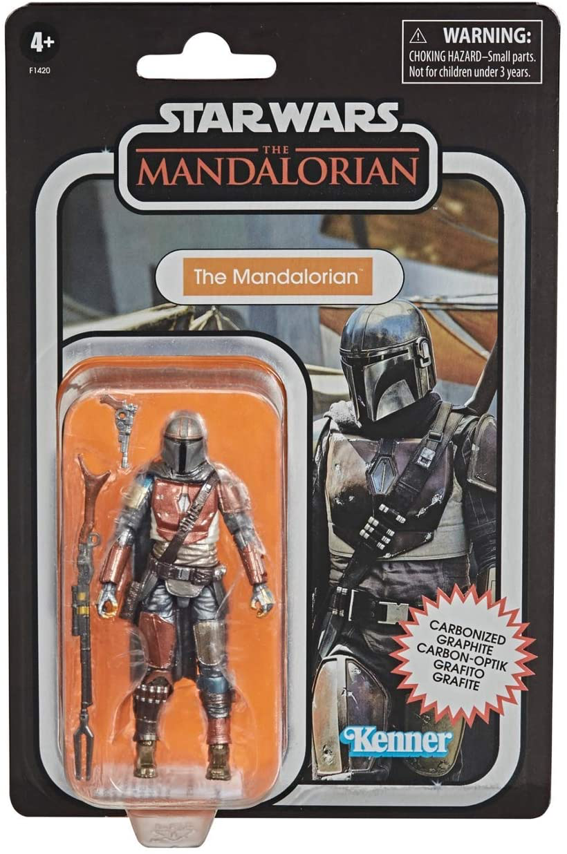 New The Mandalorian Mando (Din Djarin) Carbonized Vintage Figure ...