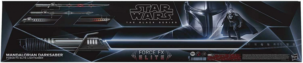 the mandalorian darksaber force fx elite advanced leds the black series lightsaber