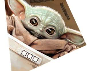 New The Mandalorian The Child (Grogu) Poly Diamond Kite available!