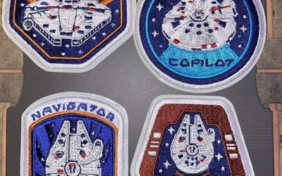 New Galaxy's Edge Millennium Falcon Removable Patch 4-Pack Set available!