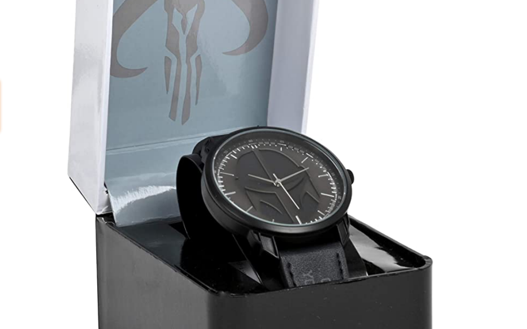 New The Mandalorian Helmet Symbol Watch available now!