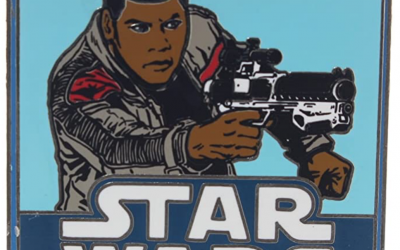 New Force Awakens themed Finn Metal Lapel Pin available now!