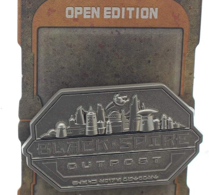 New Galaxy's Edge Black Spire Outpost Silver Pin available!
