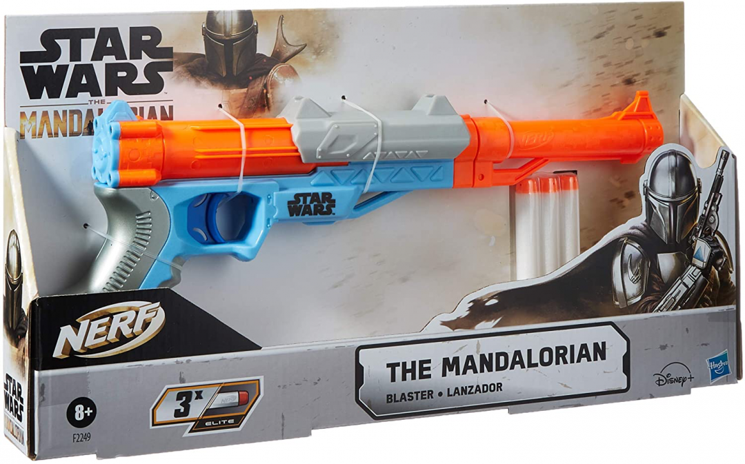 New The Mandalorian Themed Mandalorian Nerf Blaster Toy Available The Force Awakens Toys