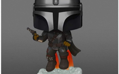 New The Mandalorian Din Djarin Flying Glow in The Dark Bobble Head Toy available!