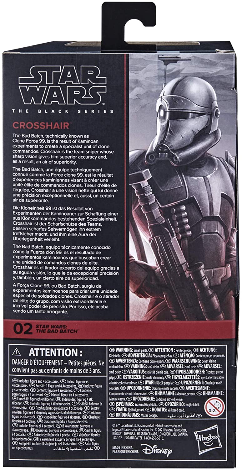 SWTCW Bad Batch Crosshair Black Series Figure 2