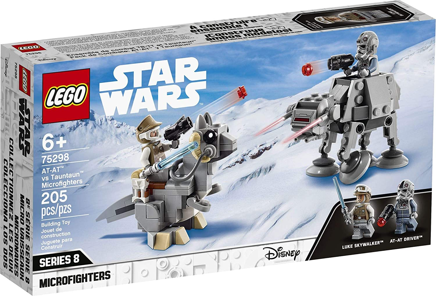 SW AT-AT Walker vs. Tauntaun Microfighters Lego set 1