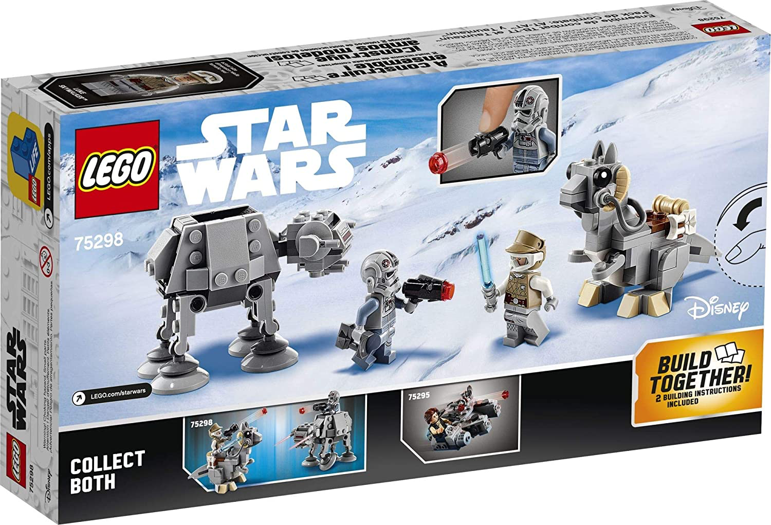 SW AT-AT Walker vs. Tauntaun Microfighters Lego set 2
