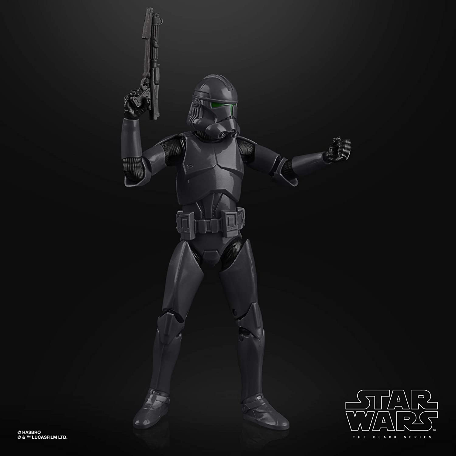 SW Elite Squad Black Trooper Black Series Figure 2