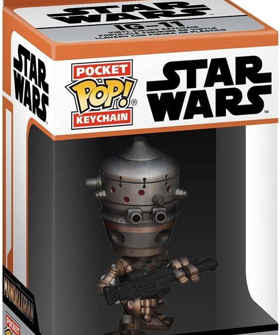 New The Mandalorian IG-11 Funko Pop! Keychain Figure available!