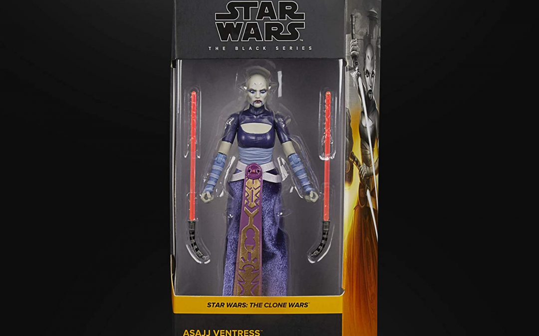 New Star Wars Asajj Ventress Black Series Figure available now!