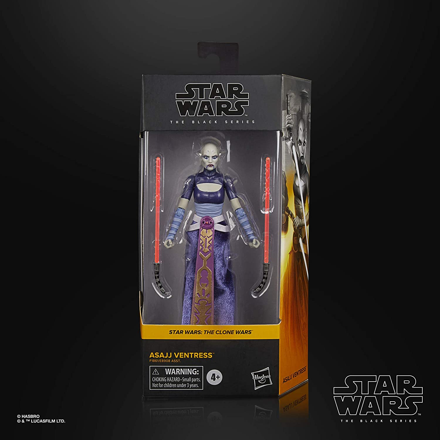 SW Asajj Ventress Black Series Figure 1