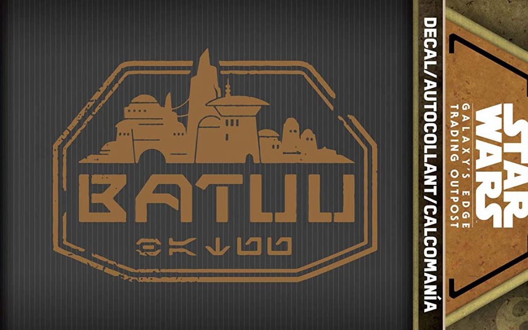 New Galaxy's Edge Batuu 4 Color Decal Sticker available now!