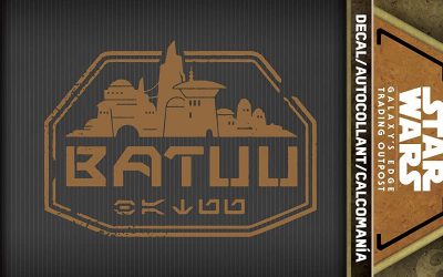 New Galaxy's Edge Batuu 4 Color Decal Sticker available now!