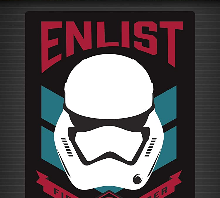 New Galaxy's Edge Trends International First Order 4 Color Decal Sticker available!