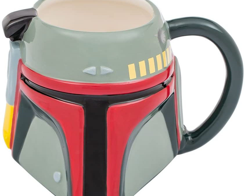 New The Mandalorian Boba Fett 20 Ounce Ceramic Sculpted Mug available!