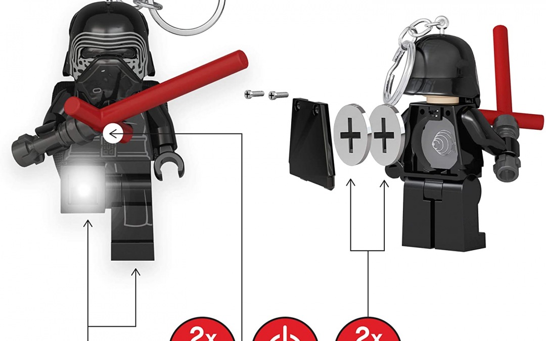 New Star Wars Kylo Ren with Lightsaber LED Key Chain Flashlight available!