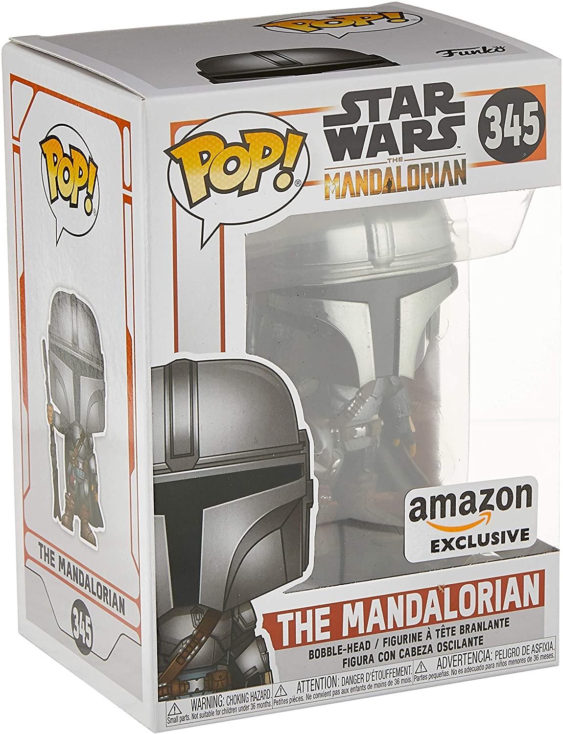 TM Mando (Din Djarin) Chrome Bobble Head Toy 1