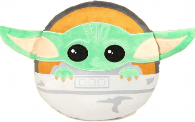 New The Mandalorian The Child (Grogu) Super Soft Decorative Pillow available!