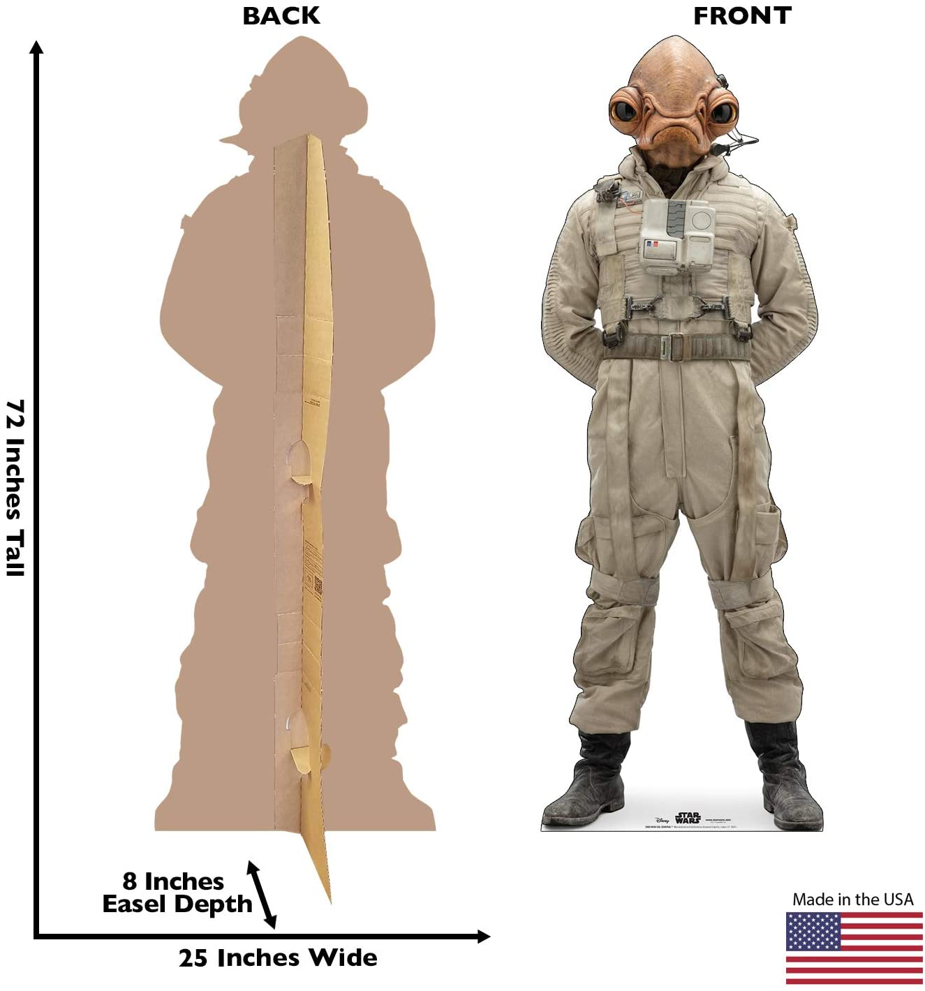 TROS Mon Cal General Life Size Cardboard Standee 2