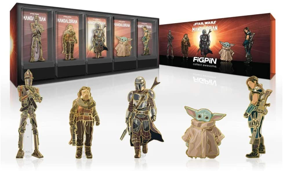 New The Mandalorian Character Deluxe Figpin Box Set available!