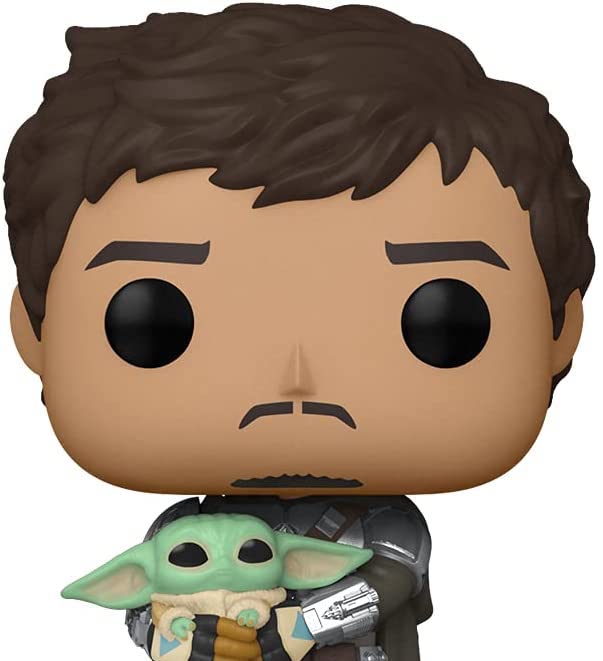 New Din Djarrin Holding The Child (Grogu) Bobble Head Toy available for pre-order!