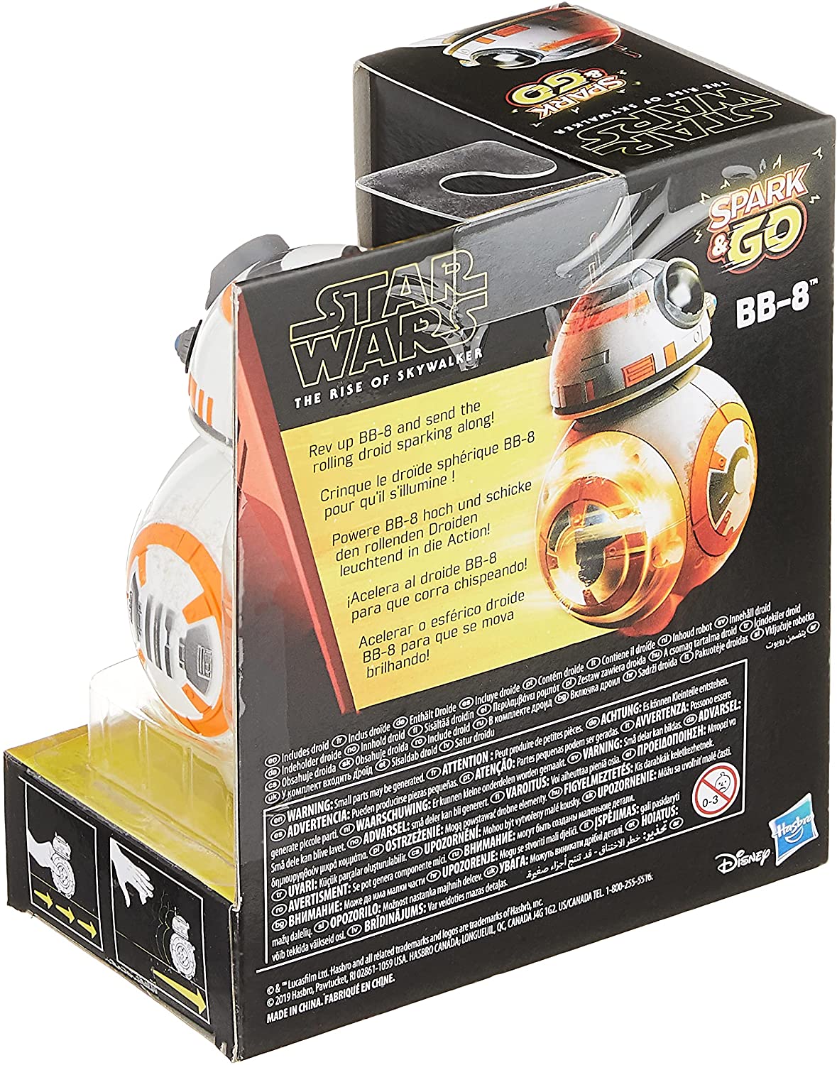 TROS Spark & Go BB-8 Rolling Astromech Droid Toy 2