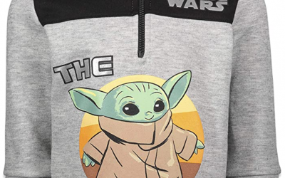 New The Mandalorian The Child (Grogu) Fleece Half-Zip Pullover Hoodie available!