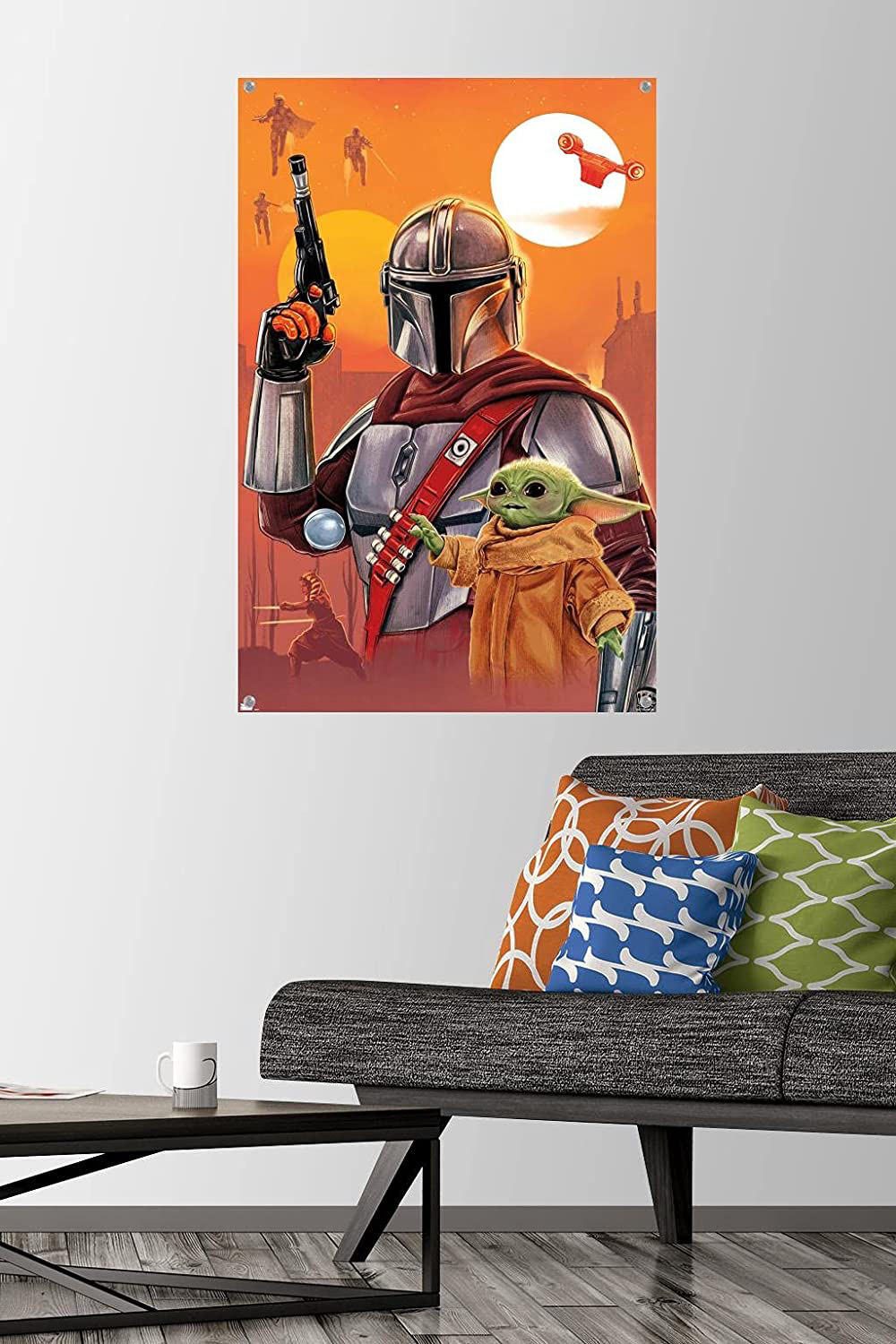 TM Mando and The Child Doaly Wall Poster 2